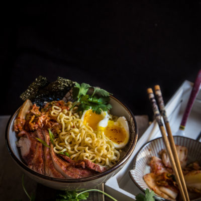 Easy kimchi ramen