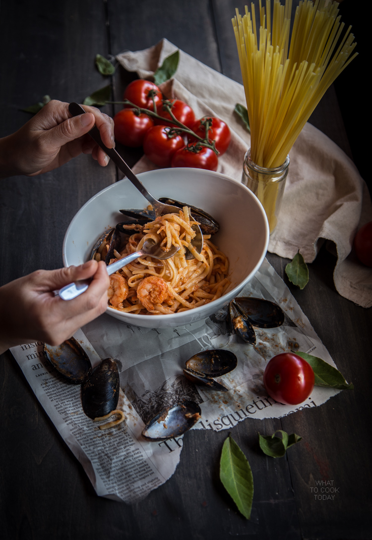 Linguine Frutti di Mare (Bucca Di Beppo's Copycat)