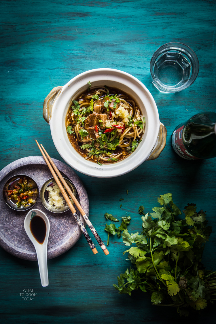 Singapore Lor Mee (Braised Noodles)