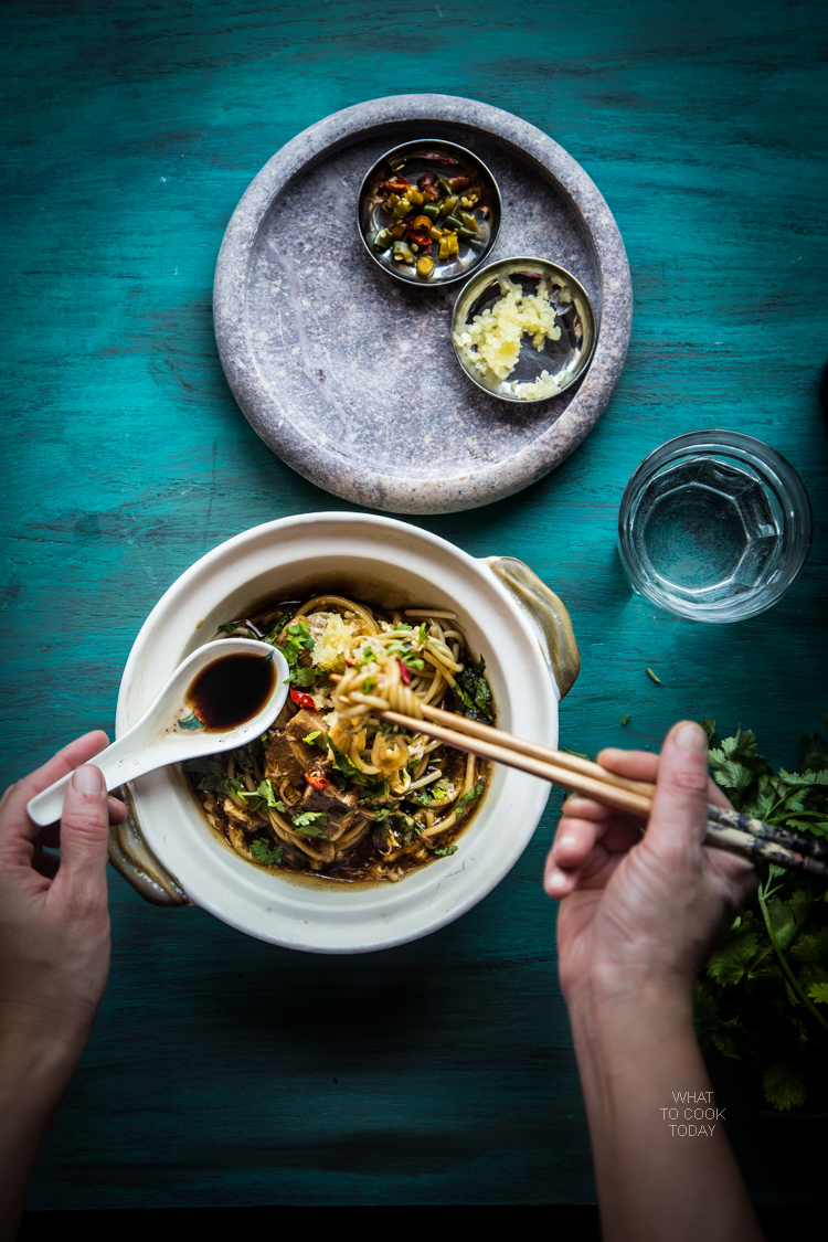 Singapore Lor Mee (Braised Noodles)