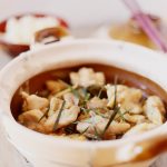 CLAY POT CHICKEN WITH GINGER AND LIME LEAVES