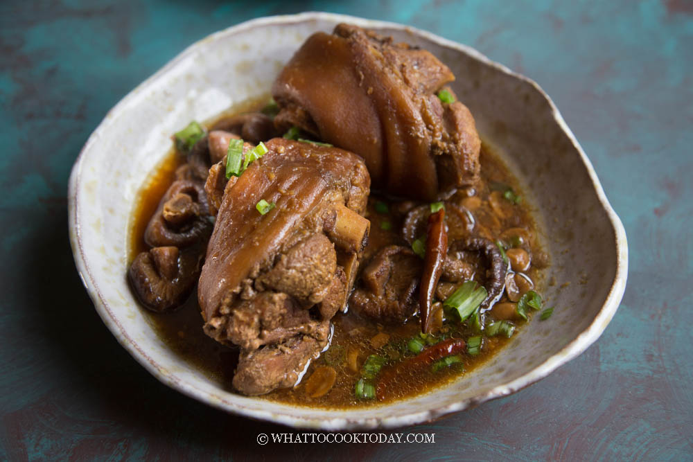 Chinese Braised Pork Hocks with Peanuts Instant Pot