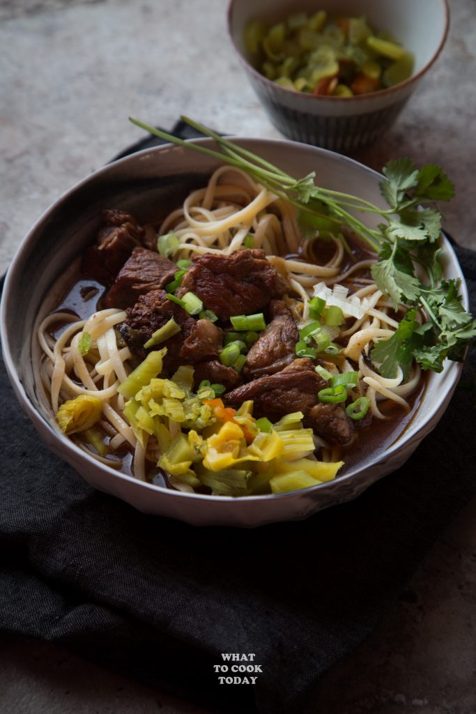 Taiwanese beef noodle soup