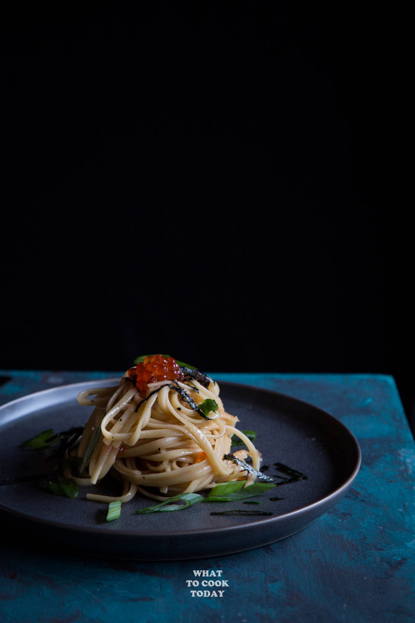 Buttery Pasta with Salmon Fish Roe