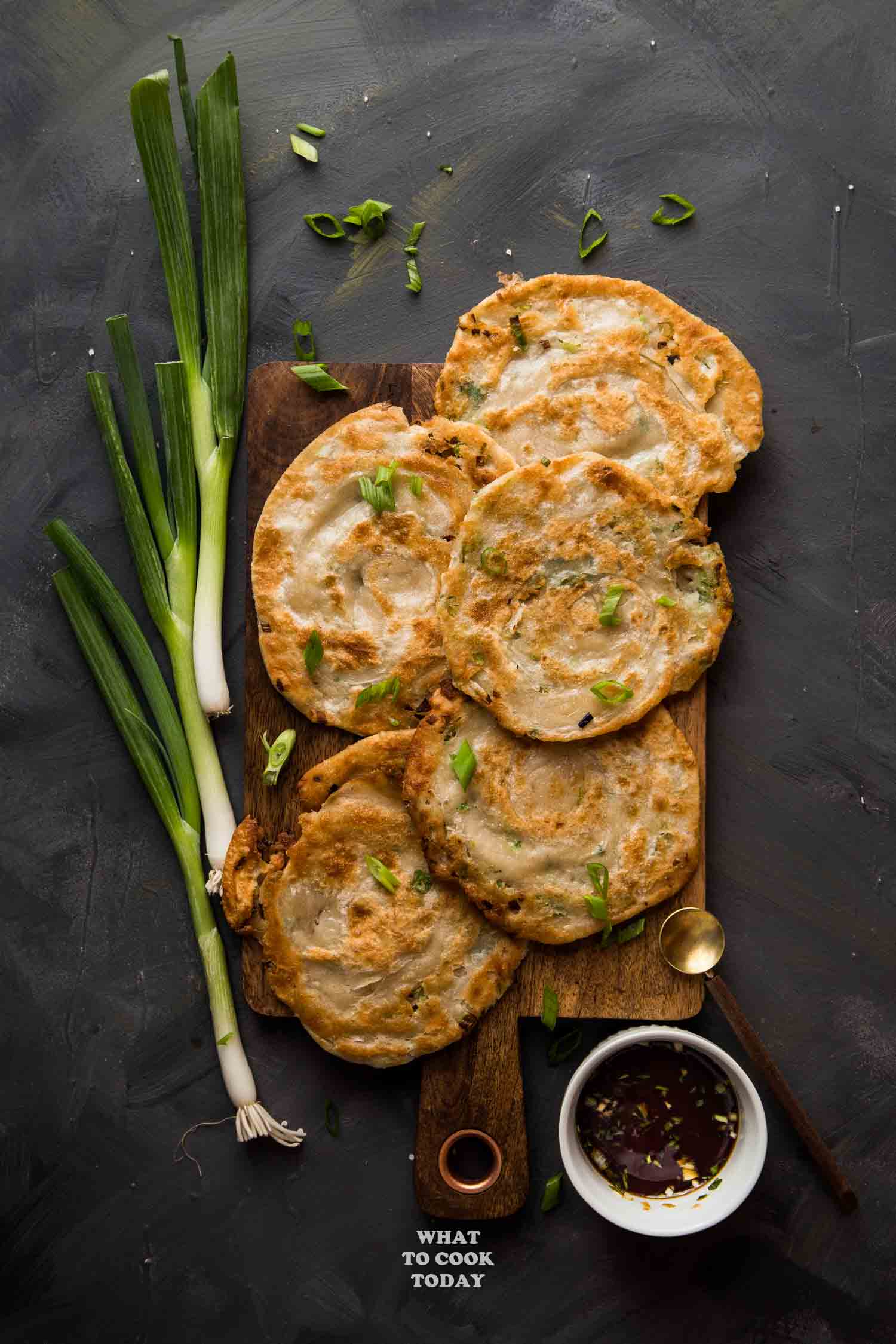 Street-style Chinese Scallion Pancakes (Cong You Bing)