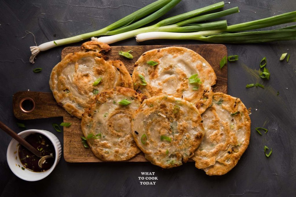 Street-style Chinese Scallion Pancakes (Cong You Bing)