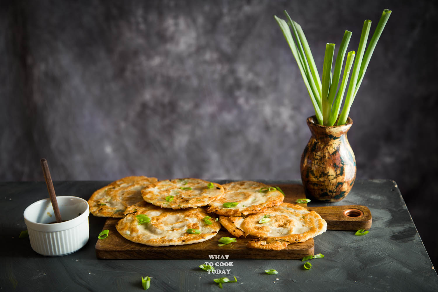 Street-style Chinese Scallion Pancakes (Cong You Bing)