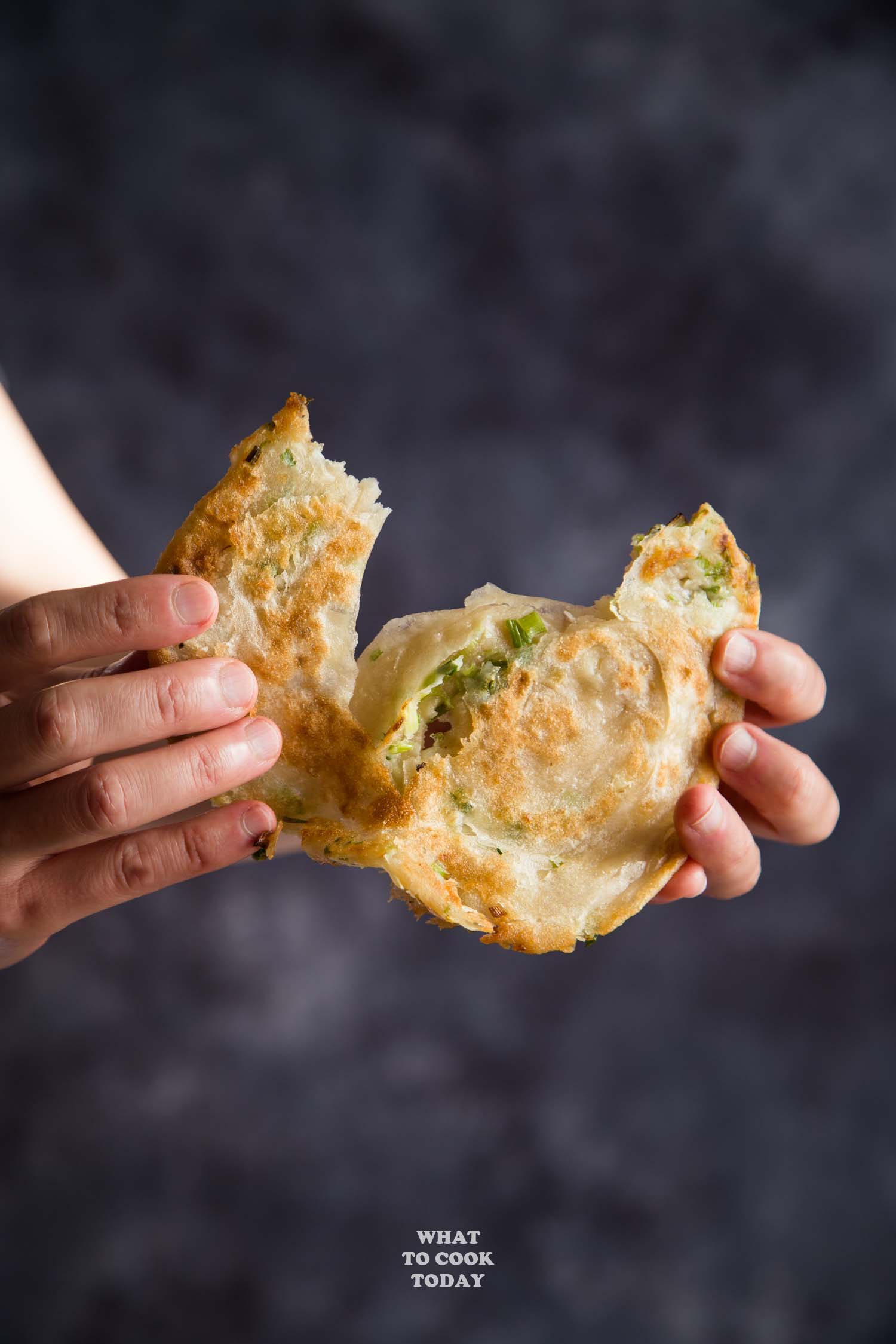 Street-style Chinese Scallion Pancakes (Cong You Bing)