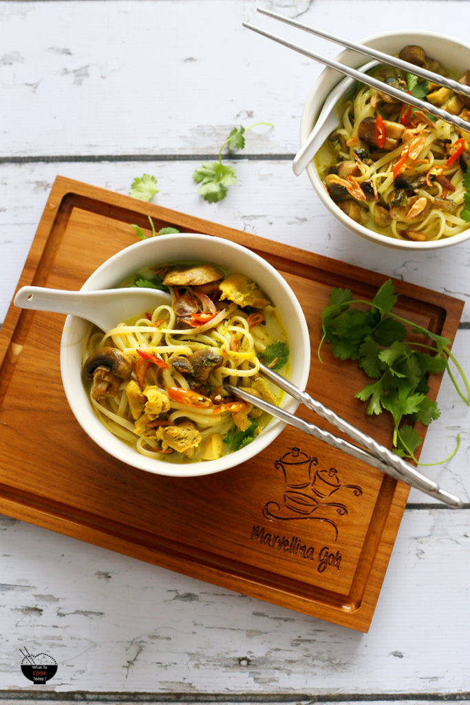 Linguine in lemongrass and coconut broth What To Cook Today