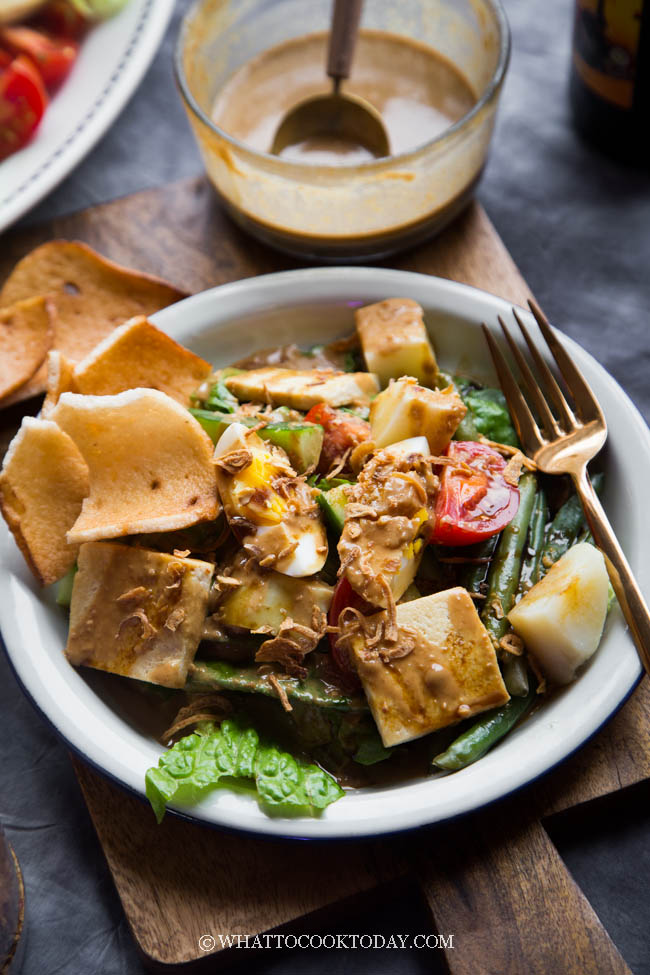 How To Make The Best Gado Gado Salad #gadogadosalad #gadogado #gadogadodressing