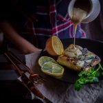 Halibut with miso sauce