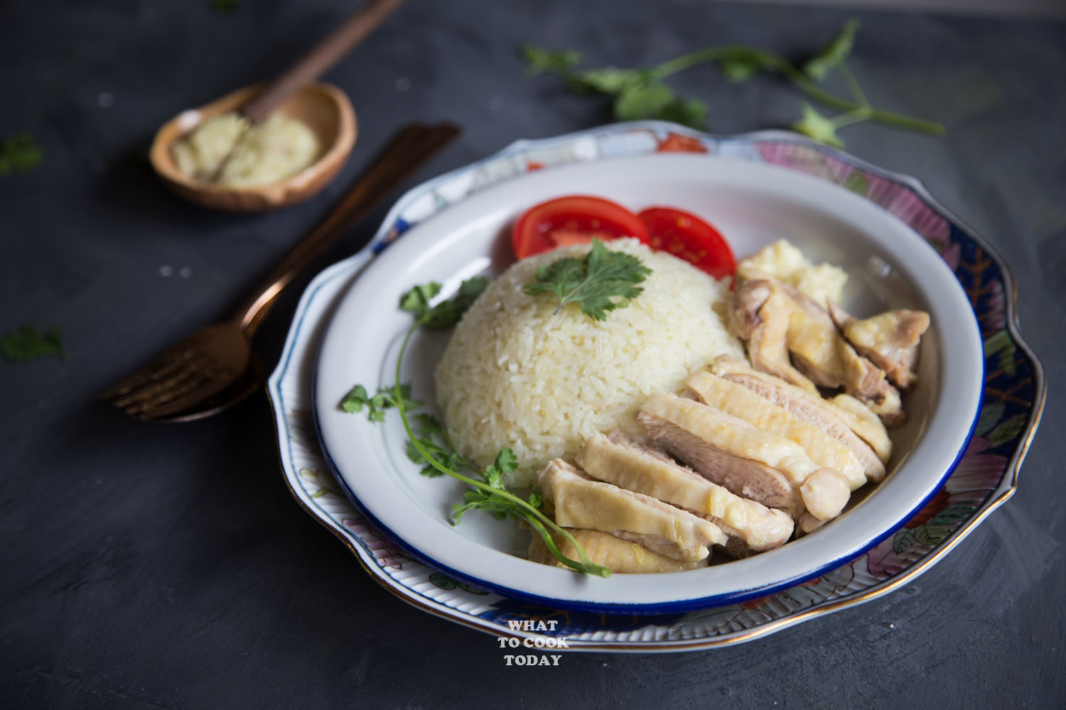 Easy Pressure Cooker Hainanese Chicken Rice