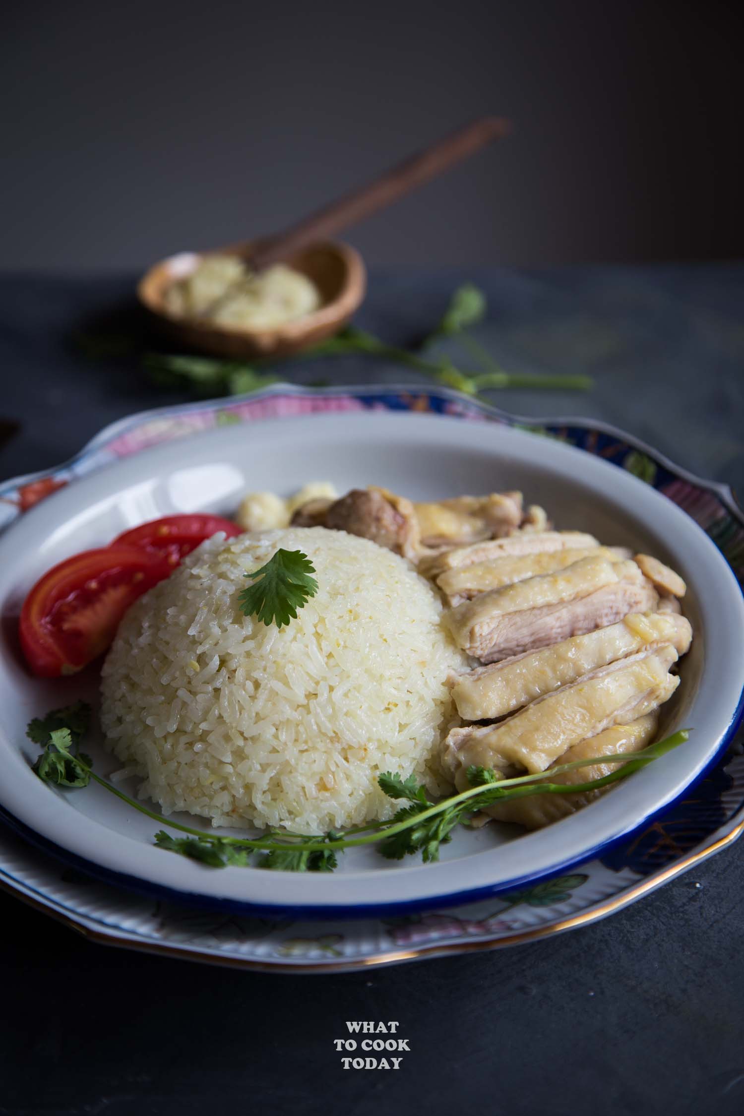 Easy Pressure Cooker Hainanese Chicken Rice