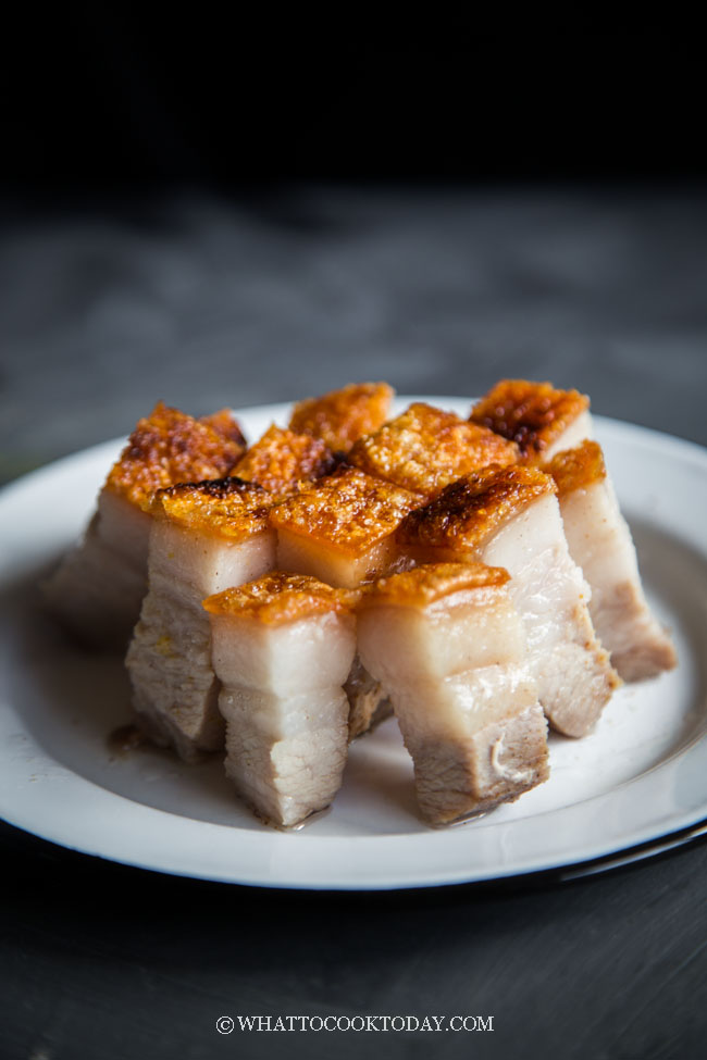 Crispy Pork Belly Recipe - No Boil, No Fry, No Salt Crust หมูกรอบ