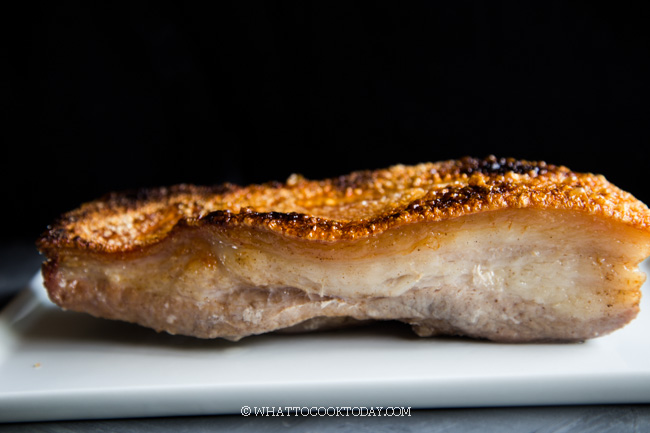 Crispy Pork Belly Recipe - No Boil, No Fry, No Salt Crust หมูกรอบ