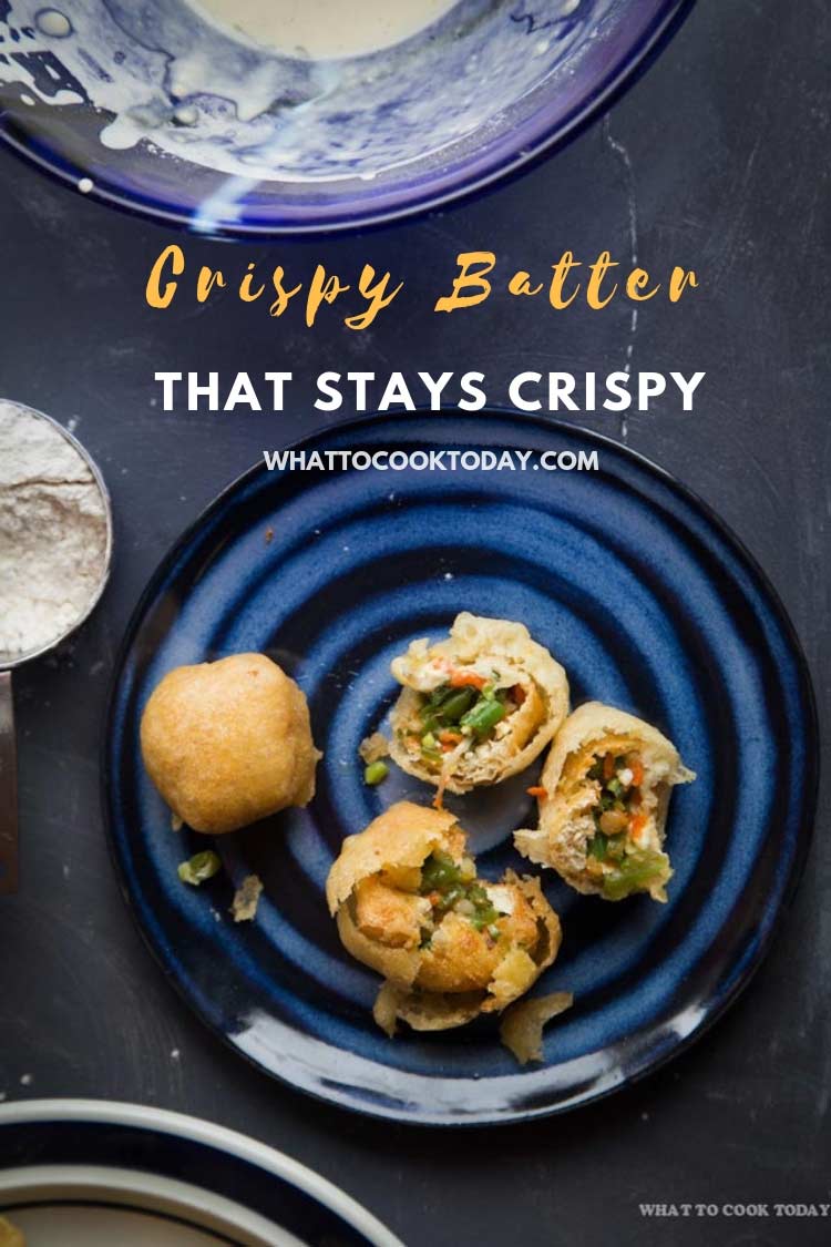Crispy Batter that Stays Crispy (for a long time)