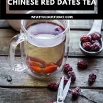 Chinese red dates tea is made with dried red dates and can be made on the stove or instant pot pressure cooker. This easy simple tea recipe is nourishing to the body.