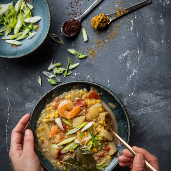 Papet Vaudois/ Vaud Sausages with Leeks, Cream and Potatoes