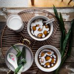 Biji Salak (Sweet Potato Dumplings with Coconut Sauce)