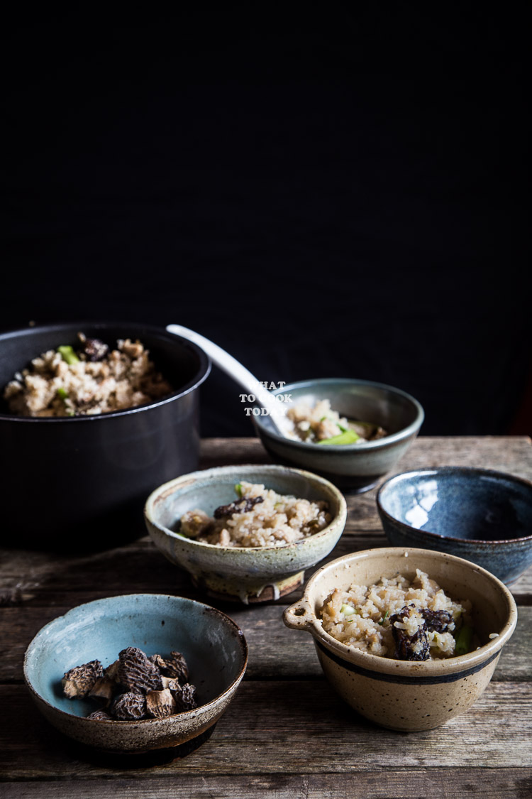 How to make One-pot Miso Chicken Rice and Morels. Delicious and easy One-pot Miso Chicken Rice and Morels recipe. Click through for full recipe and step by step instructions