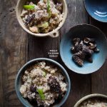 One-pot Miso Chicken Rice and Morels