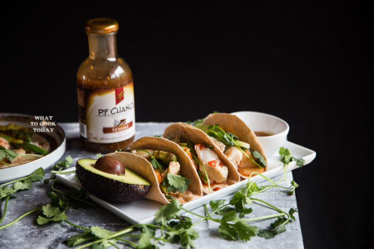 Easy Sesame Fish Kimchi Taco - What To Cook Today