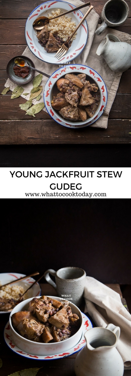 How to make Gudeg / Young Jackfruit Stew. Delicious easy Indonesian Gudeg / Young Jackfruit Stew recipe. Click through for full recipe and step by step instructions