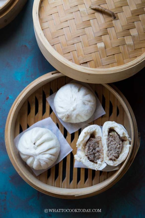 Chinese Steamed Pork Buns (Bak Pao) - What To Cook Today