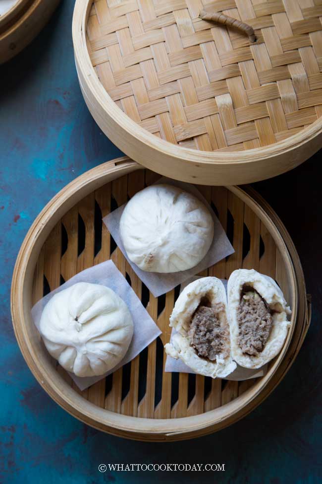 Chinese Steamed Pork Buns (Bak Pao) - What To Cook Today