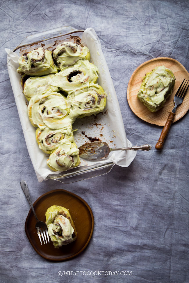 The Best Pandan Cinnamon Rolls 