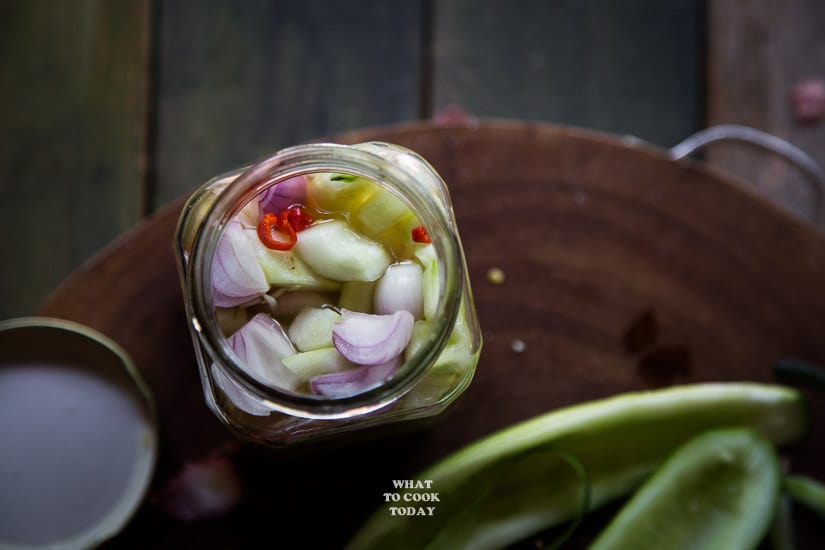 Acar Timun (Cucumber Pickles)