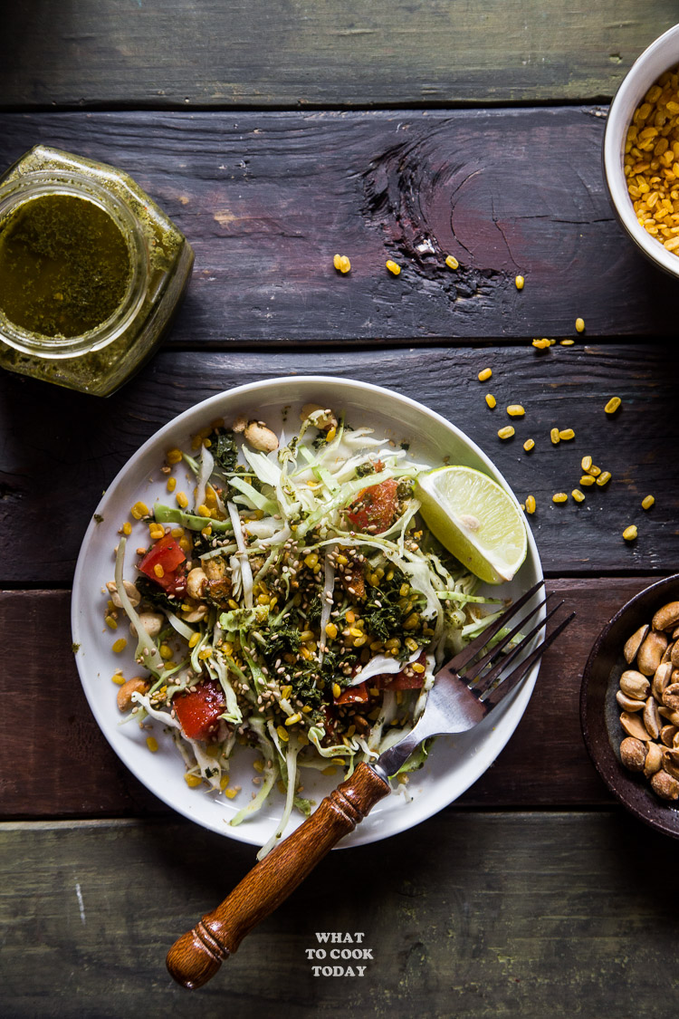 Lahpet Thoke (Burmese Pickled Tea Leaves Salad)