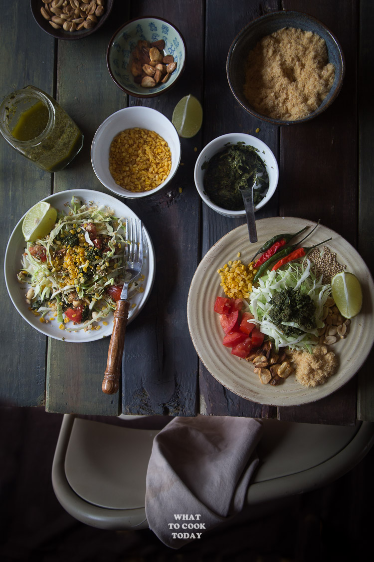 Lahpet Thoke (Burmese Pickled Tea Leaves Salad)