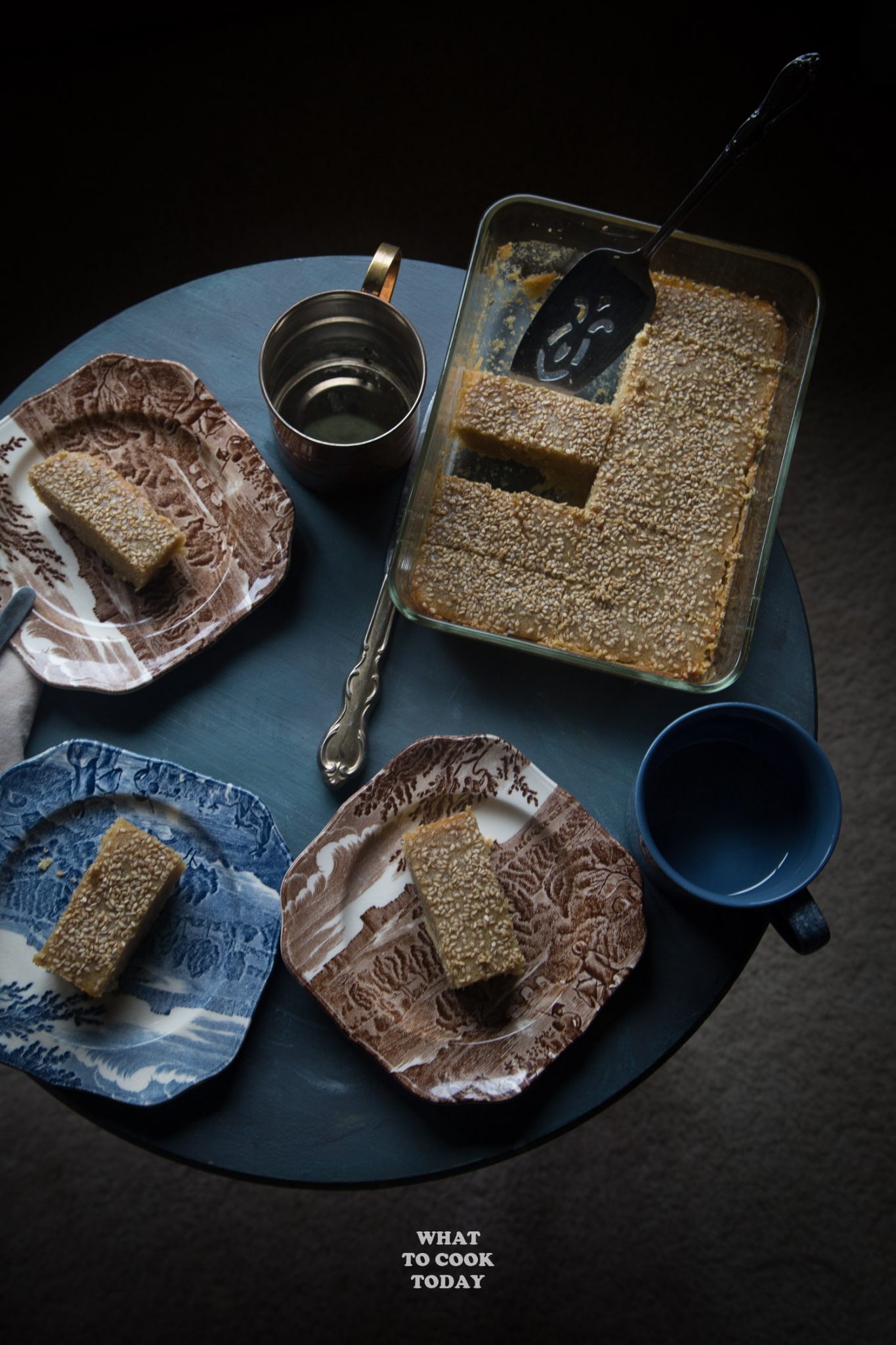 Burmese Semolina Cake (Shwe Gyi Sanwin Makin)