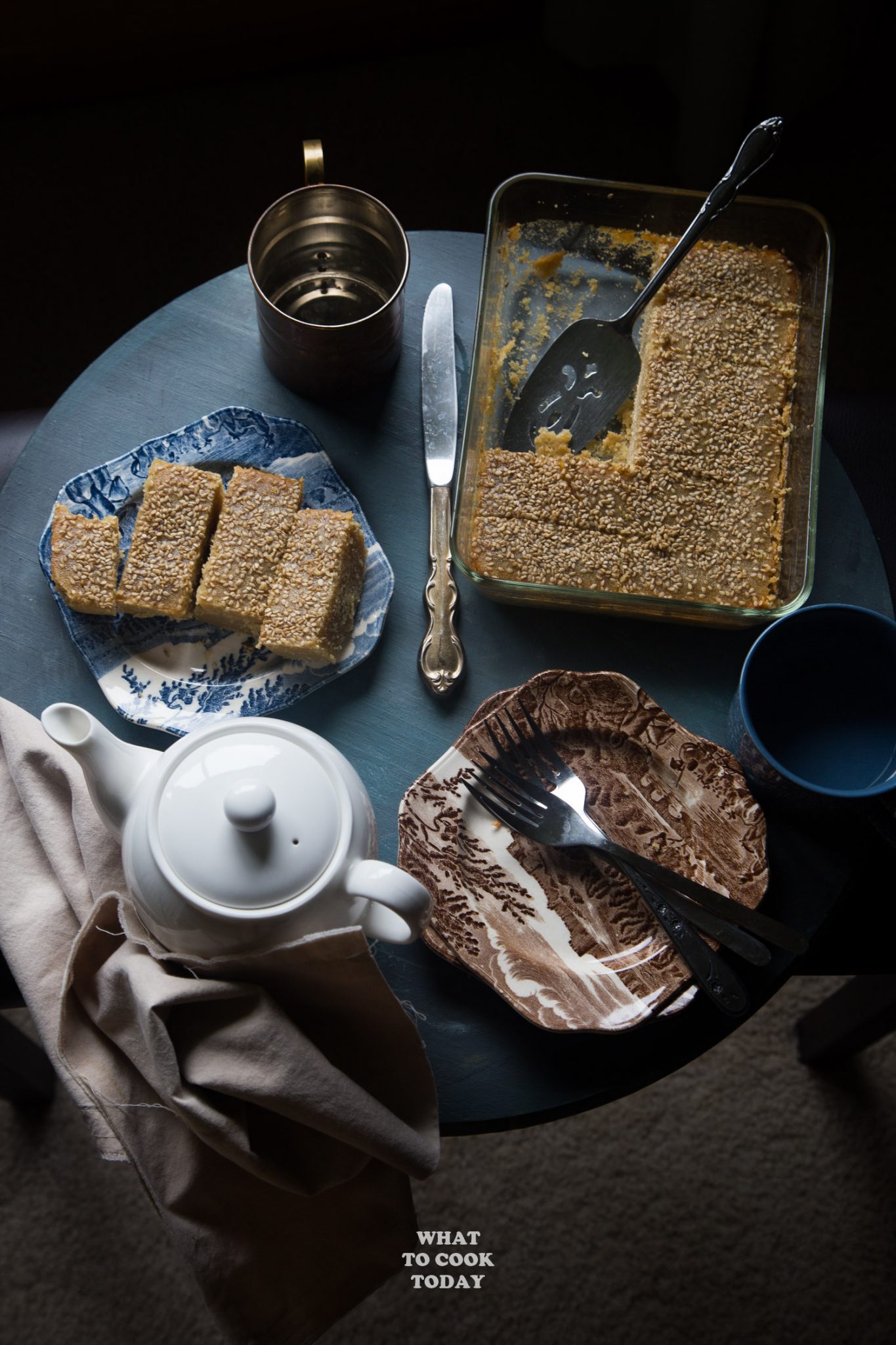 Burmese Semolina Cake (Shwe Gyi Sanwin Makin)