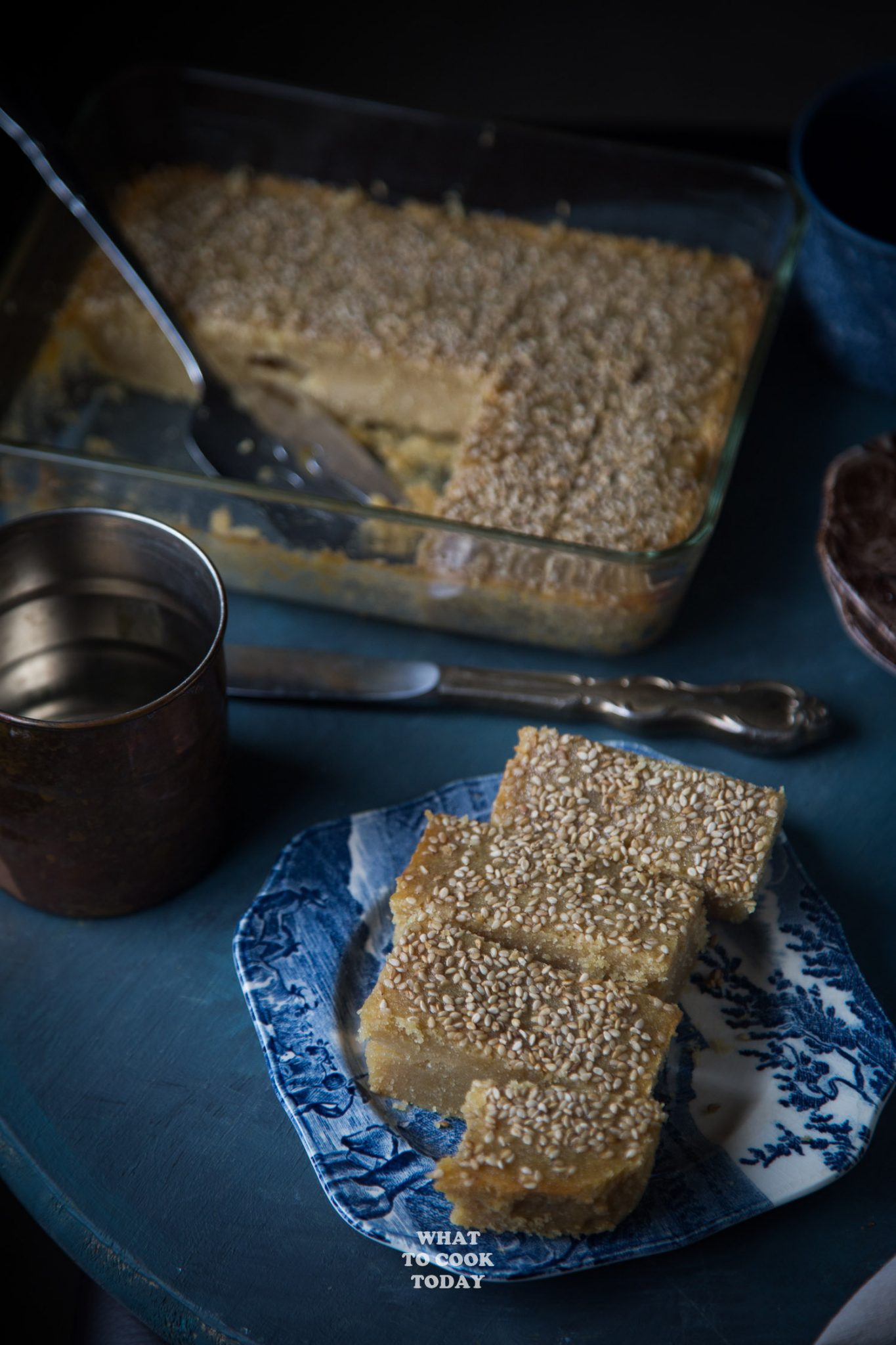 Burmese Semolina Cake (Shwe Gyi Sanwin Makin)