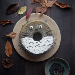 Totoro Black Sesame Chiffon Cake