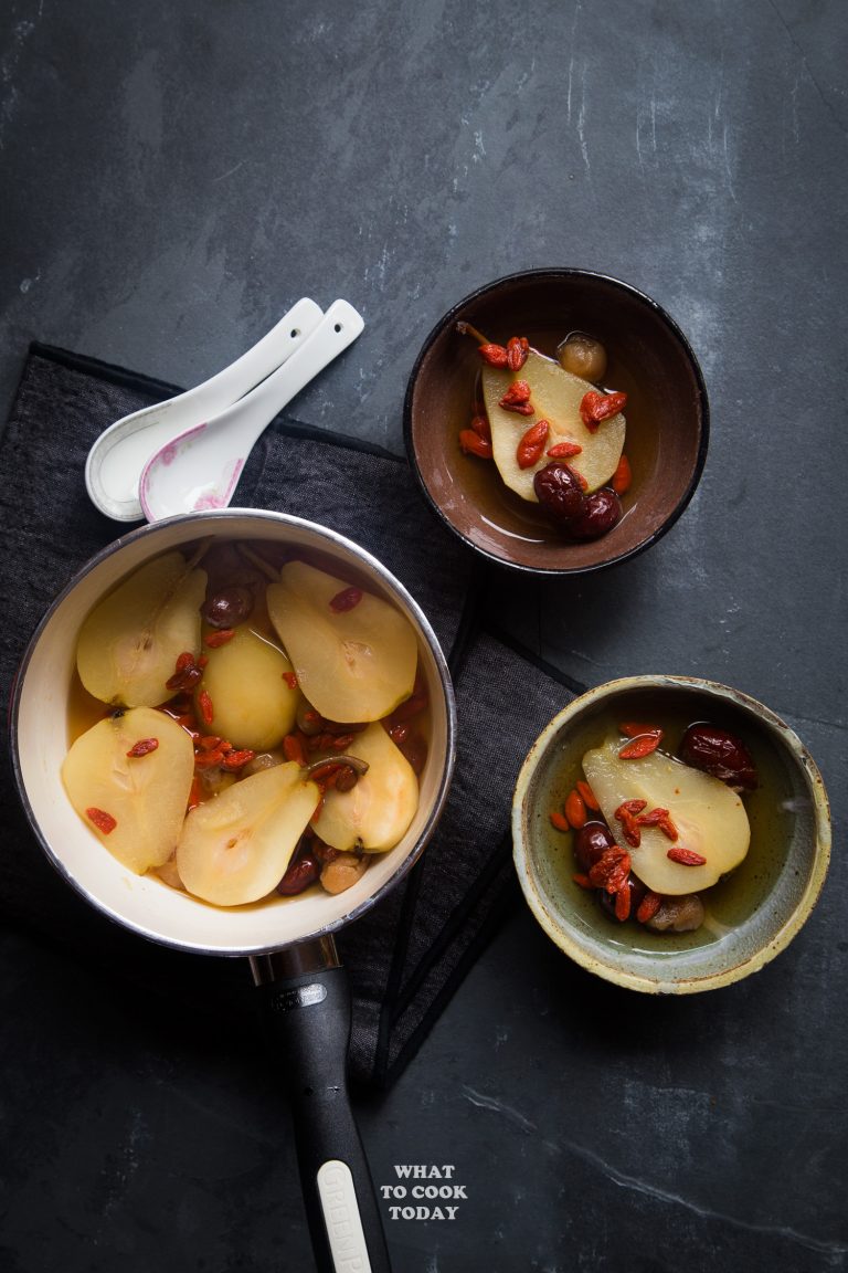 Chinese Poached Pears Tong Sui / Cheng Tng