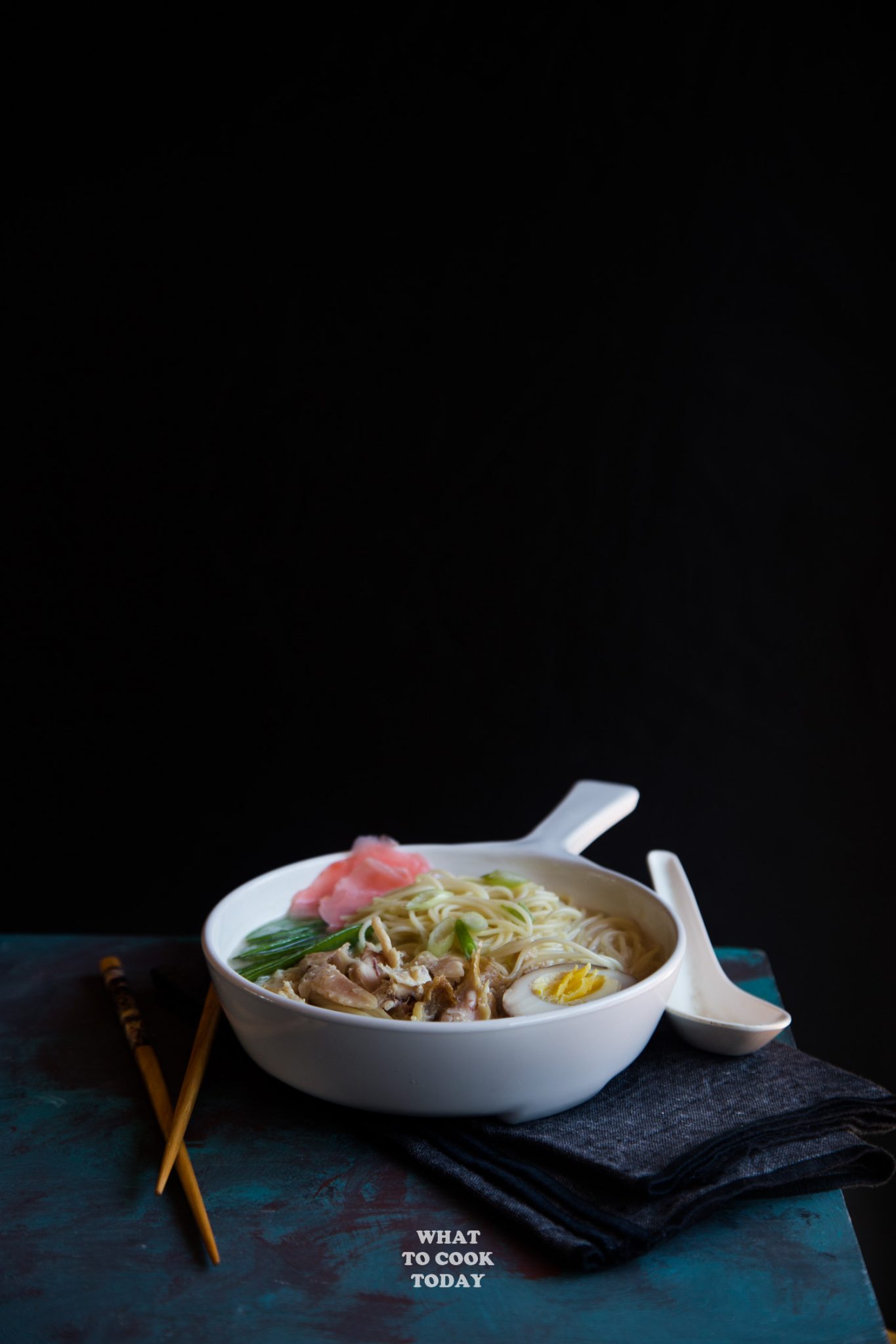 Leftover Turkey Miso Ginger Coconut Noodle Soup