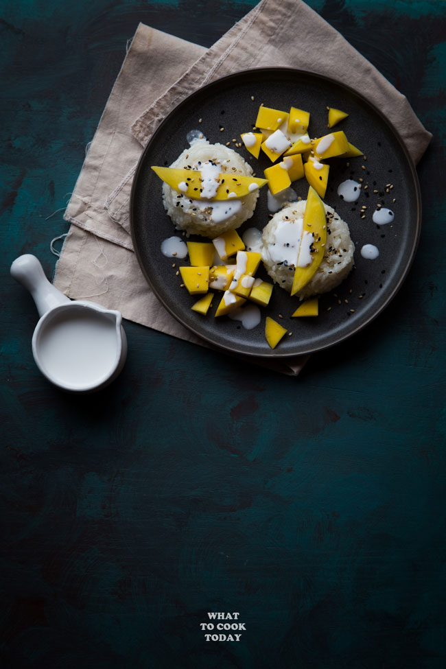 Instant Pot Thai Coconut Mango Sticky Rice (Khao Niao Mamuang)