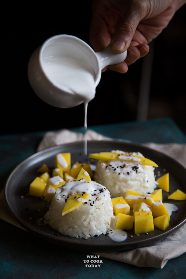 Instant Pot Mango Sticky Rice - Lime Thyme