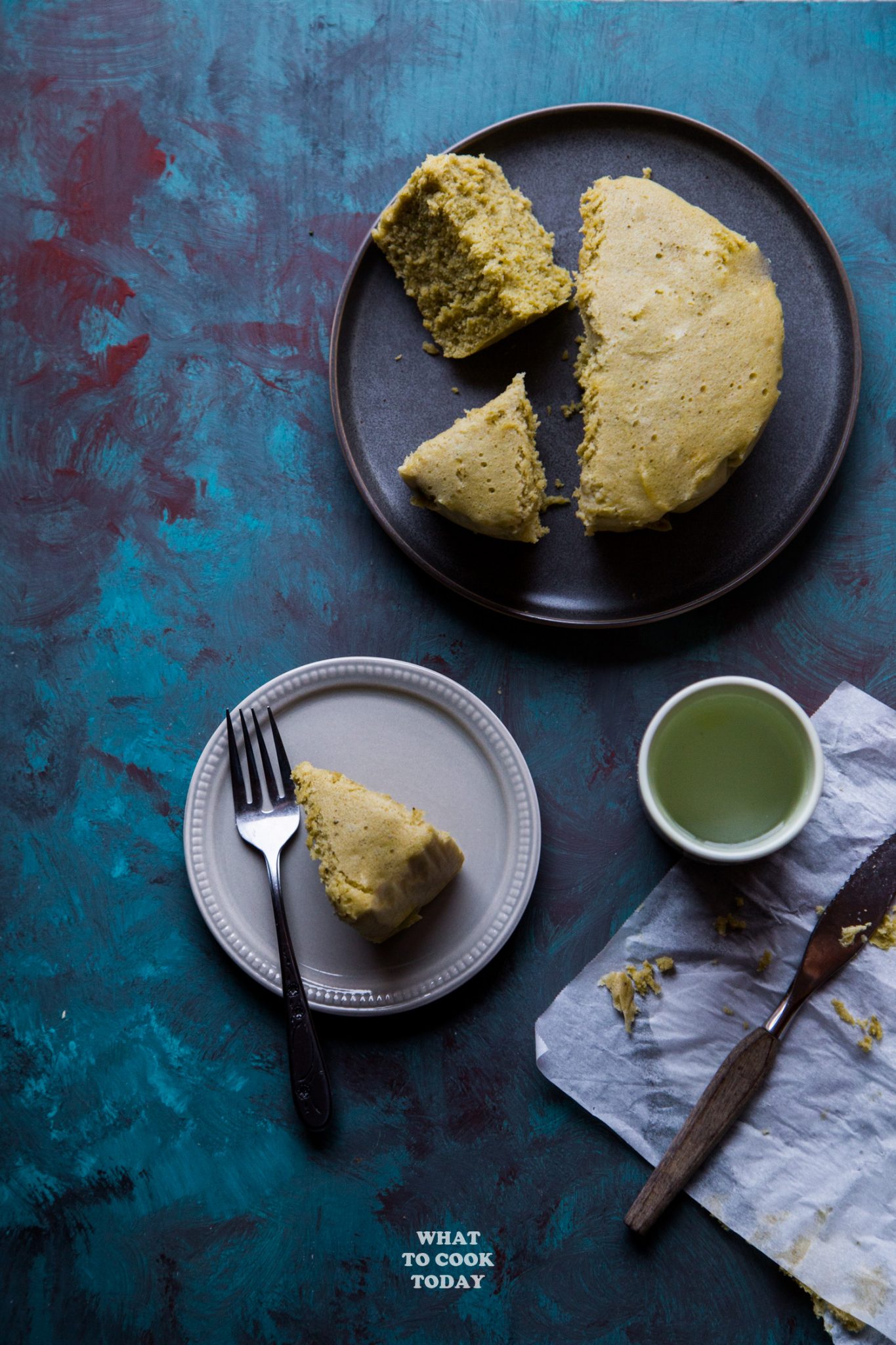 Instant Pot Chinese Steamed Matcha Sponge Cake (Ji Dan Gao) - What To ...