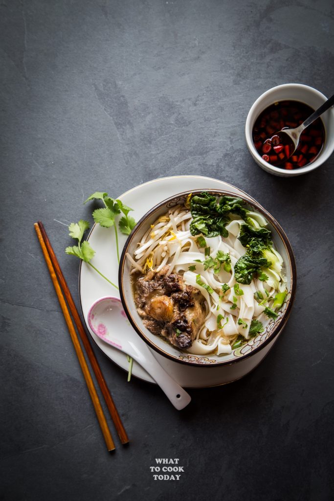 Instant Pot Oxtail Ho Fun Noodle Soup What To Cook Today