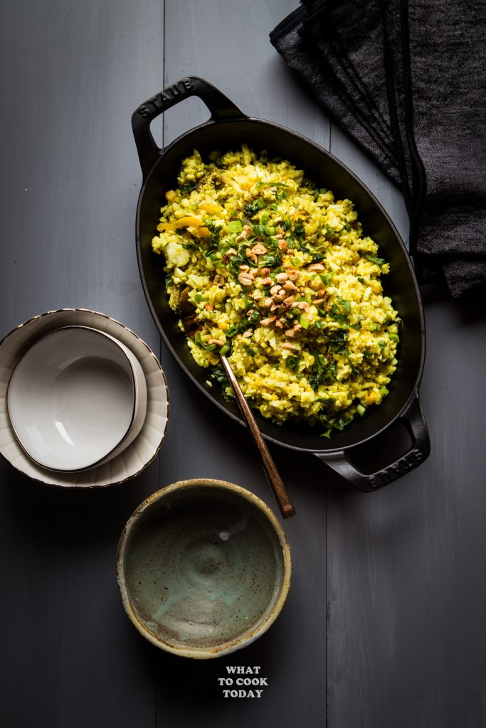 Turmeric Cauliflower Fried Rice What To Cook Today
