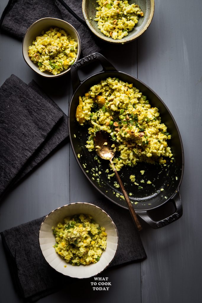 Turmeric Cauliflower Fried Rice What To Cook Today