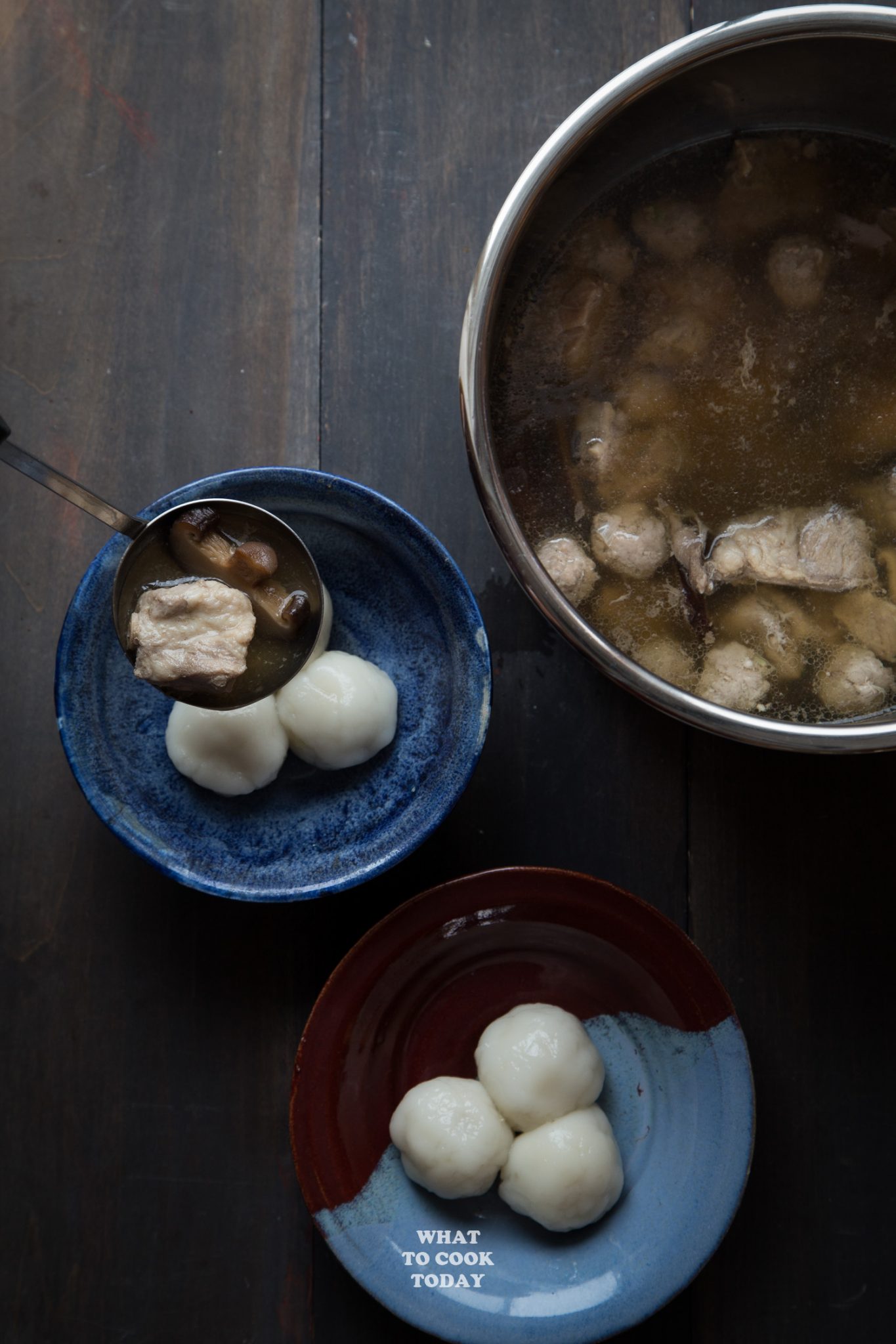 Hakka Savory Meat-Stuffed Tang Yuan #tangyuan #dongzi #savory #recipes