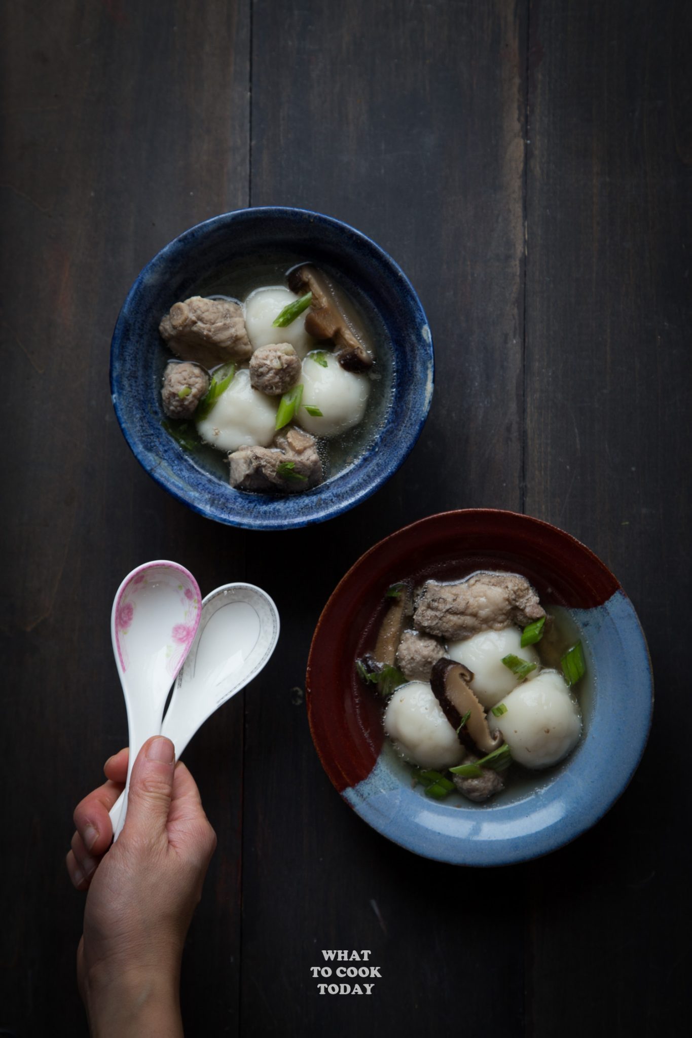 Hakka Savory Meat-Stuffed Tang Yuan #tangyuan #dongzi #savory #recipes