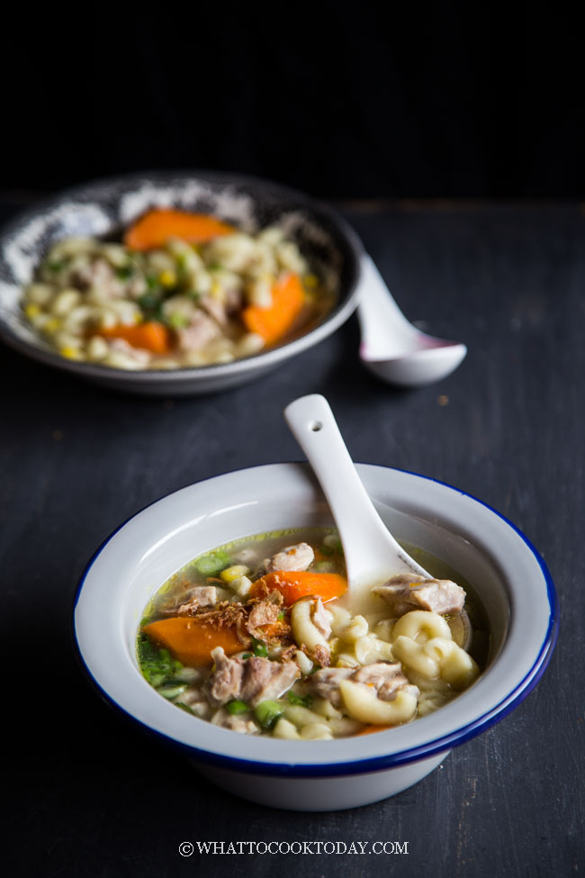 Asian Chicken Soup with Noodles