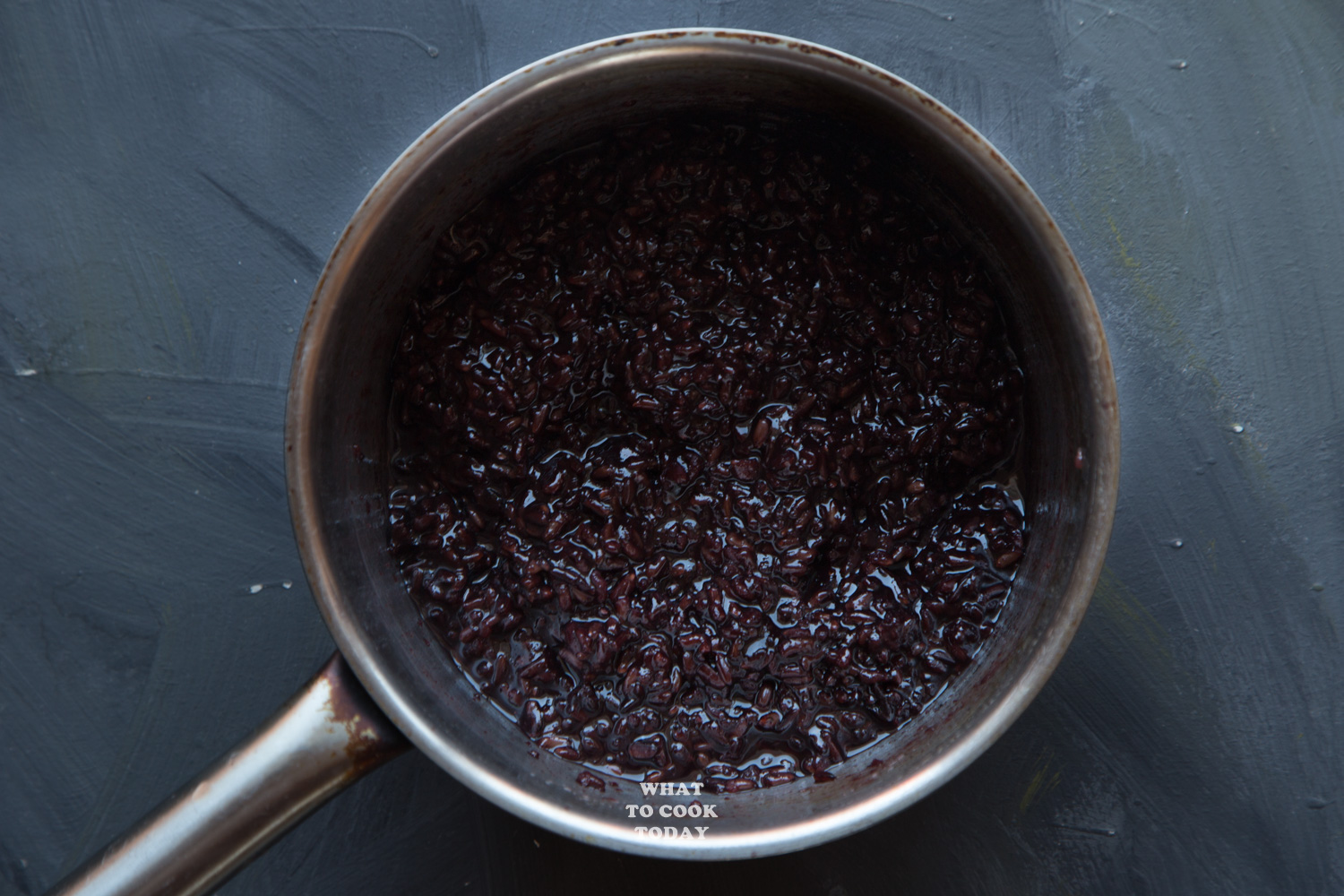 Coconut Black Sticky Rice with White Chocolate Mousse - What To Cook Today