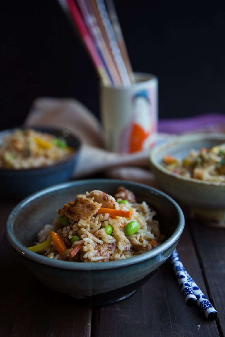 Yakitori Chicken Fried Rice (and giveaways) What To Cook Today